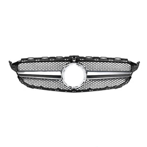 Mercedes Benz W205 C Class Front Grille (19 - 21) - Nine Motorsport