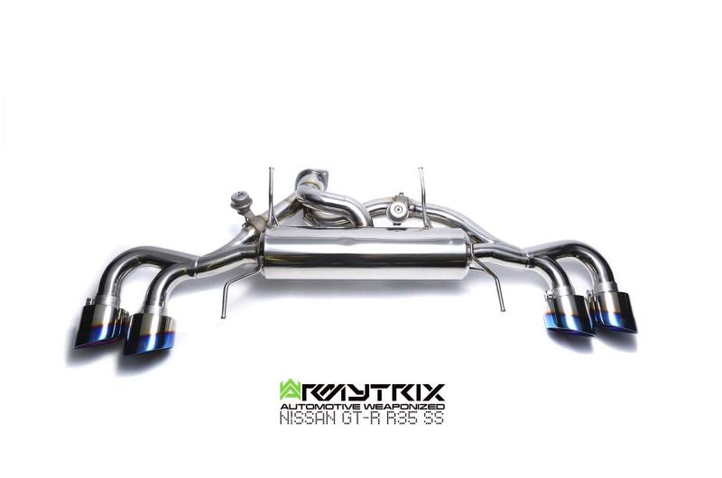 Armytrix Stainless Steel Racing Edition Y-Pipe Back Exhaust System (102mm) Nissan GT-R R35 07+