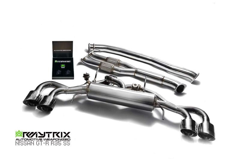 Armytrix Stainless Steel Racing Edition Y-Pipe Back Exhaust System (102mm) Nissan GT-R R35 07+