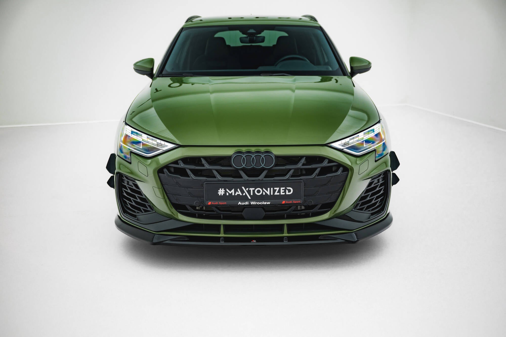 Maxton Design Front Splitter V.1 Audi S3 Sportback / A3 S-line Sportback  8Y Facelift