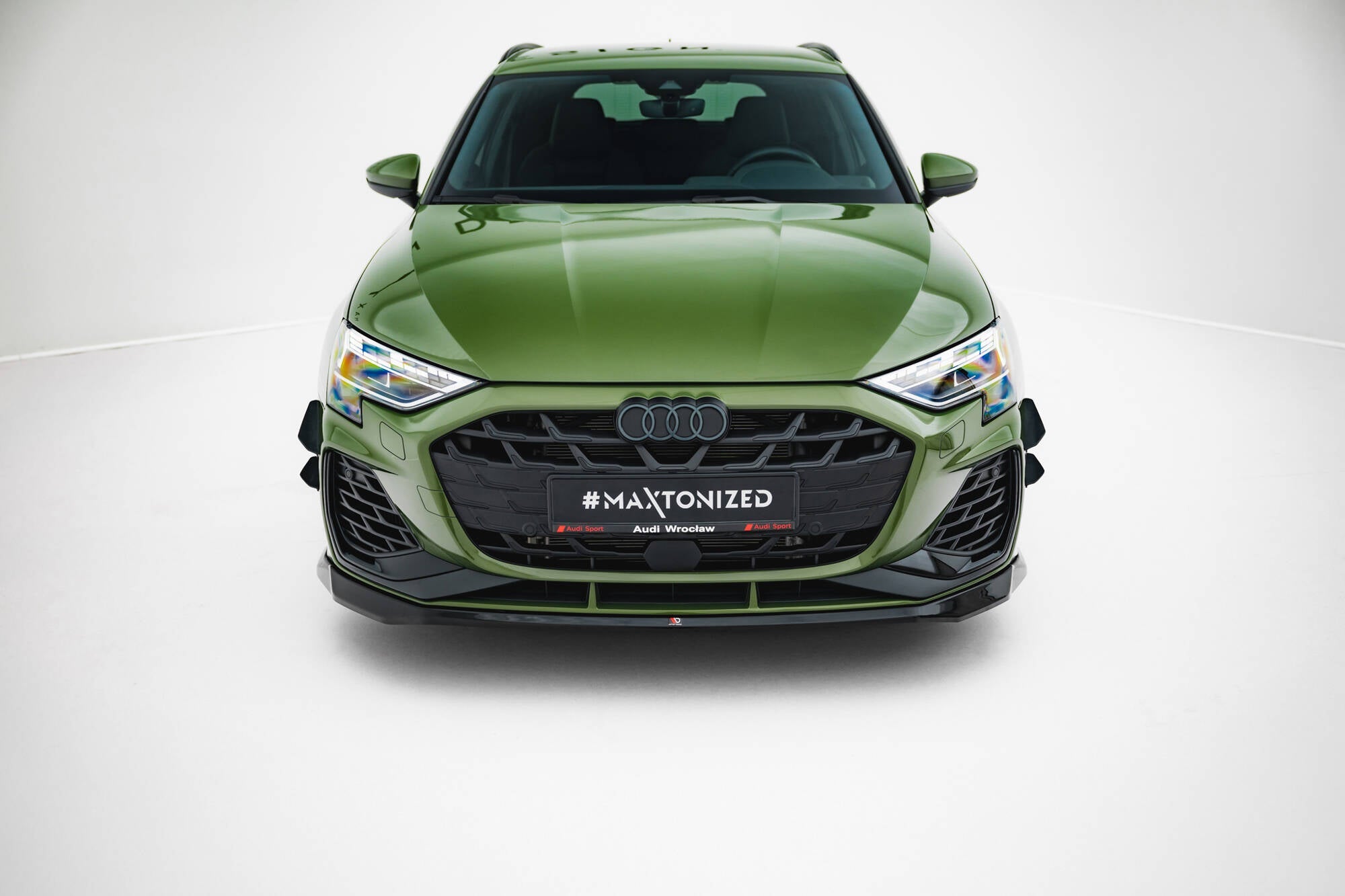 Maxton Design Front Splitter V.2 Audi S3 Sportback / A3 S-line Sportback  8Y Facelift
