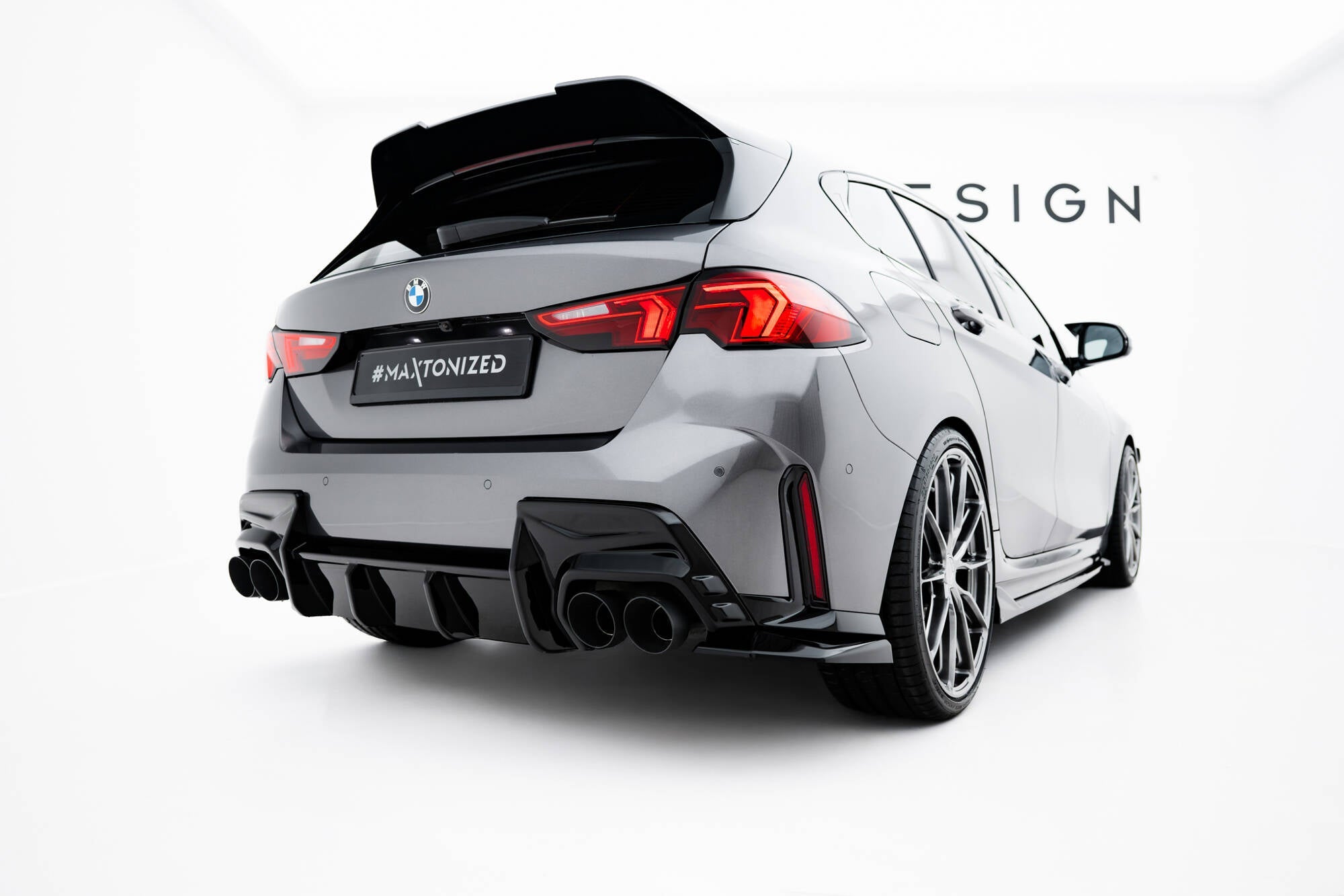 Maxton Design Rear Side Splitters V.2 BMW M135i / M-Pack F70