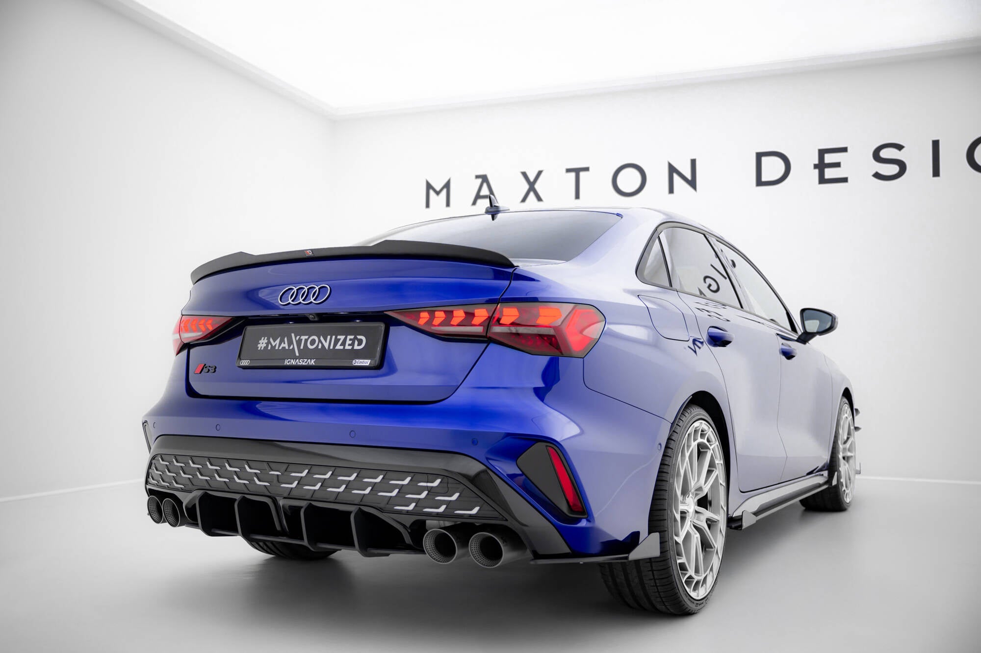 Maxton Design Street Pro Rear Diffuser Audi S3 Sedan 8Y Facelift