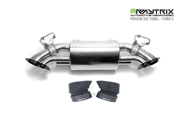 Armytrix Stainless Steel Valvetronic Cat Back Exhaust System Porsche 911 Carrera/Carrera4/Carrera S/Carrera4S/Carrera GTS 992 19+, Porsche 911 Turbo/Turbo S 992 20+