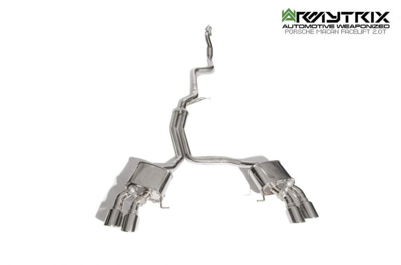 Armytrix Stainless Steel Valvetronic Cat Back Exhaust System Porsche Macan 2.0T 18+ (Facelift)
