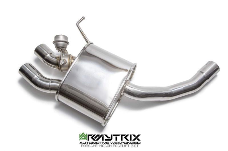 Armytrix Stainless Steel Valvetronic Cat Back Exhaust System Porsche Macan 2.0T 18+ (Facelift)