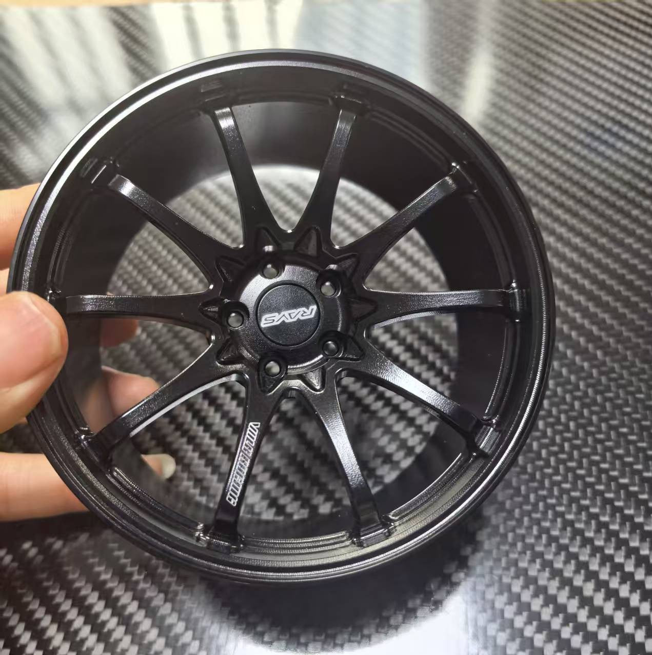 RAYS ZE40 Style 10cm Die-Cast Aluminium Mini Wheel