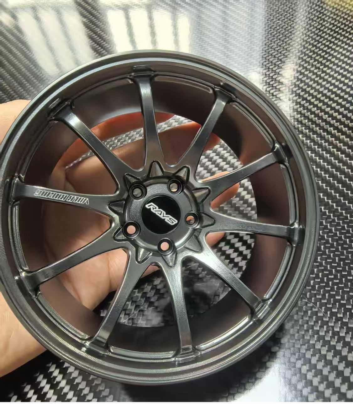 RAYS ZE40 Style 10cm Die-Cast Aluminium Mini Wheel