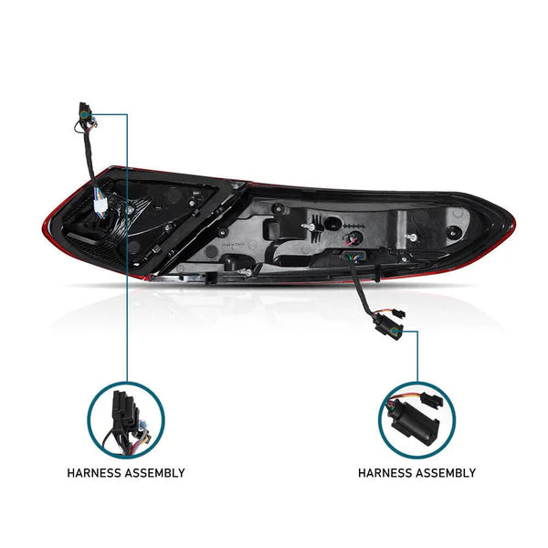 2015-2023 MERCEDES BENZ C-CLASS C205 SEQUENTIAL LED TAIL LIGHTS