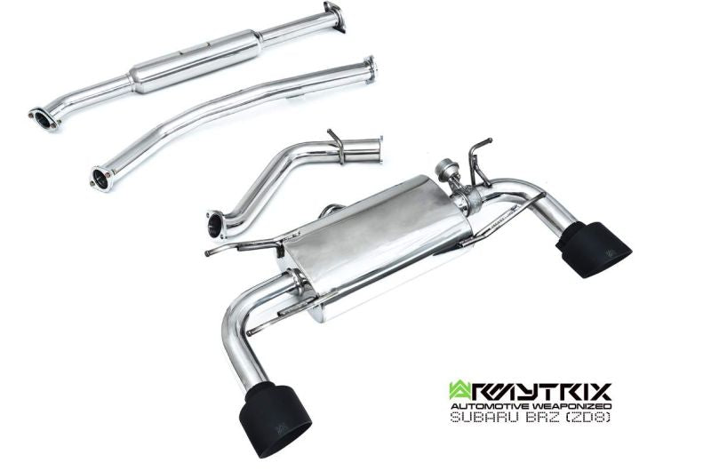 Armytrix Stainless Steel Valvetronic Cat Back Exhaust System Toyota GR86 ZN8 22+/Subaru BRZ ZD8 22+