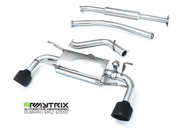 Armytrix Stainless Steel Valvetronic Cat Back Exhaust System Toyota GR86 ZN8 22+/Subaru BRZ ZD8 22+