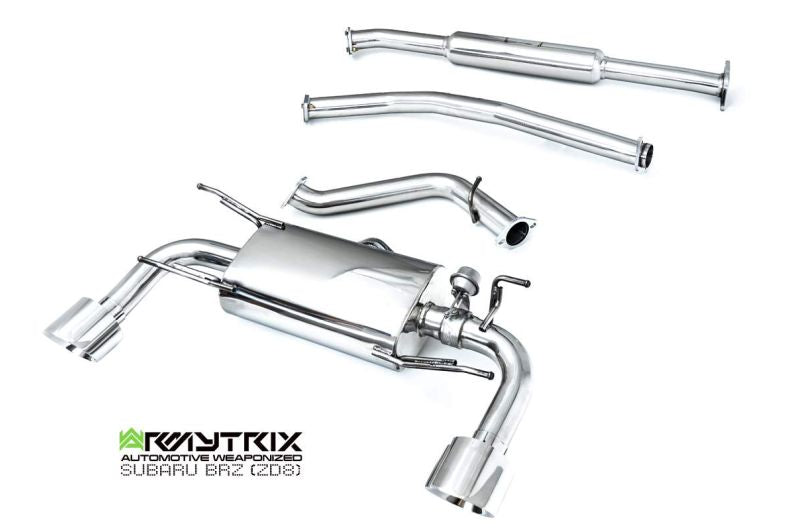 Armytrix Stainless Steel Valvetronic Cat Back Exhaust System Toyota GR86 ZN8 22+/Subaru BRZ ZD8 22+