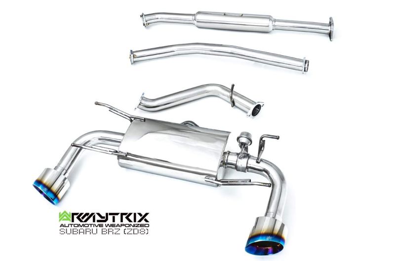 Armytrix Stainless Steel Valvetronic Cat Back Exhaust System Toyota GR86 ZN8 22+/Subaru BRZ ZD8 22+