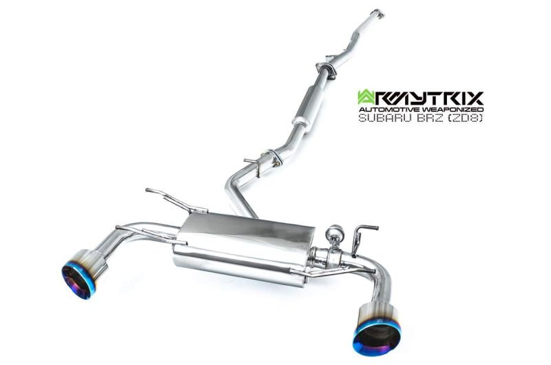 Armytrix Stainless Steel Valvetronic Cat Back Exhaust System Toyota GR86 ZN8 22+/Subaru BRZ ZD8 22+