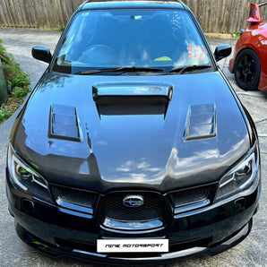 Subaru Impreza WRX 06 - 07 Carbon Fibre Hood - Nine Motorsport