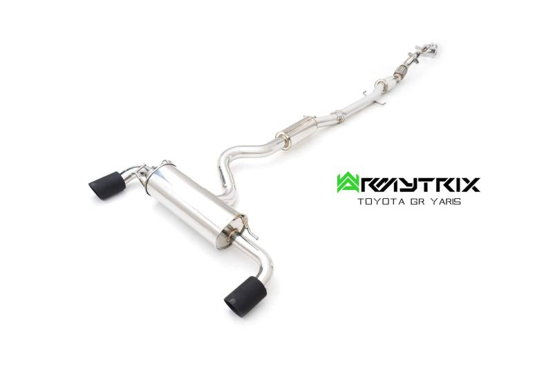 Armytrix Stainless Steel Valvetronic Turbo Back Exhaust System - Ceramic Coated Downpipe Toyota GR Yaris Track Edition 20+