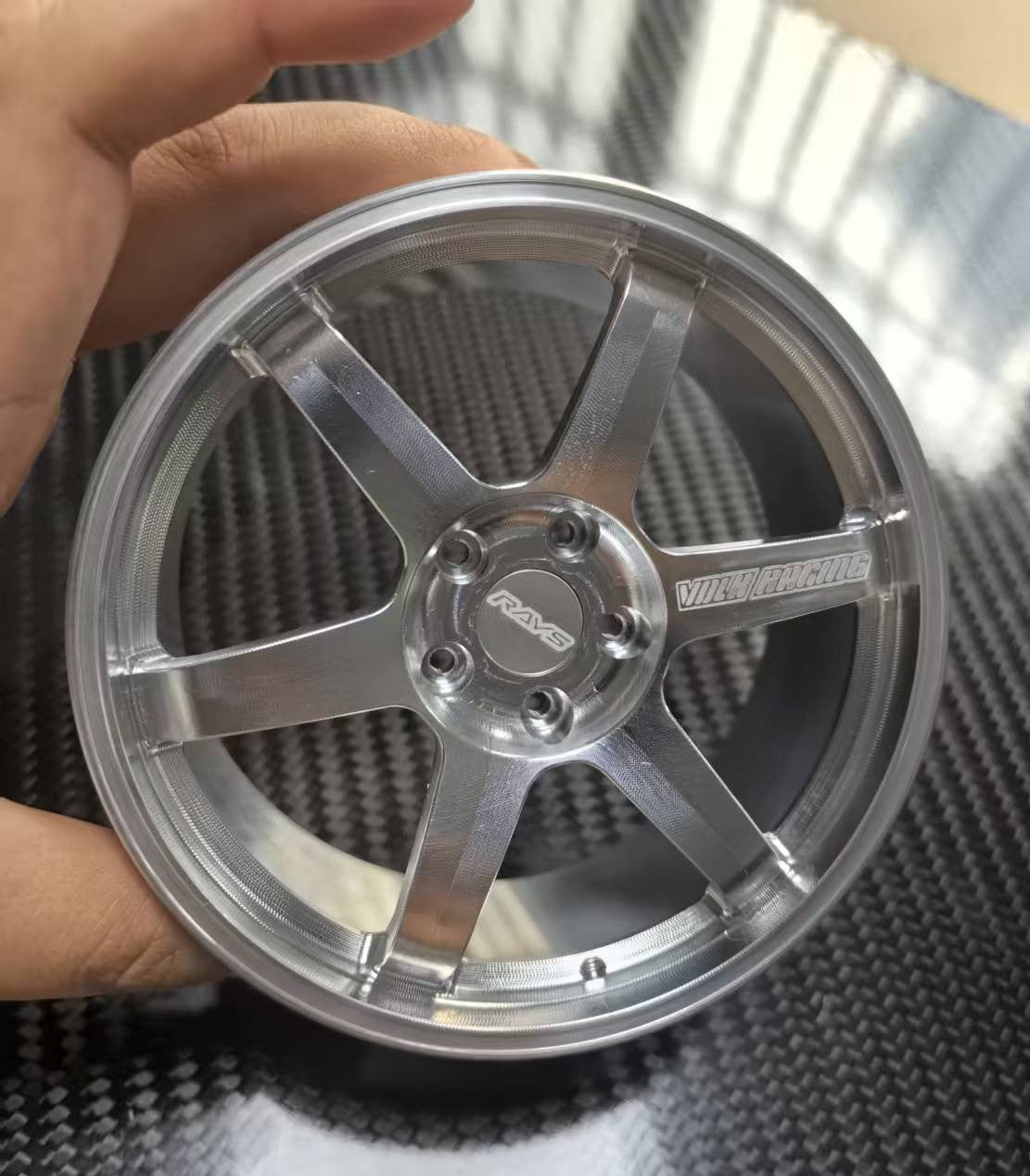 TE37 Style 10cm Die-Cast Aluminium Mini Wheel